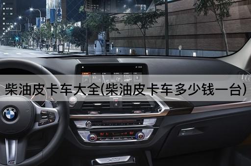 柴油皮卡车大全(柴油皮卡车多少钱一台)