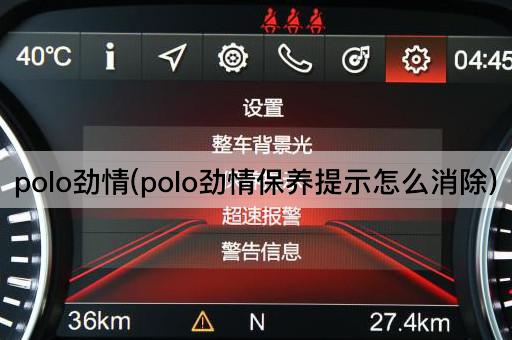 polo劲情(polo劲情保养提示怎么消除)