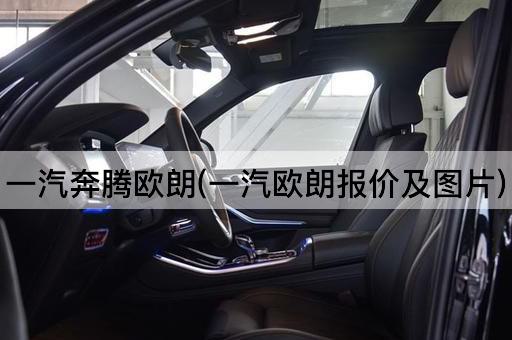 一汽奔腾欧朗(一汽欧朗报价及图片)