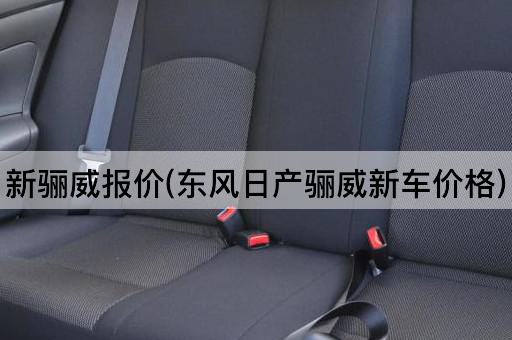 新骊威报价(东风日产骊威新车价格)