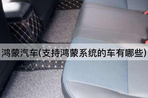 鸿蒙汽车(支持鸿蒙系统的车有哪些)