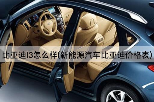 比亚迪l3怎么样(新能源汽车比亚迪价格表)