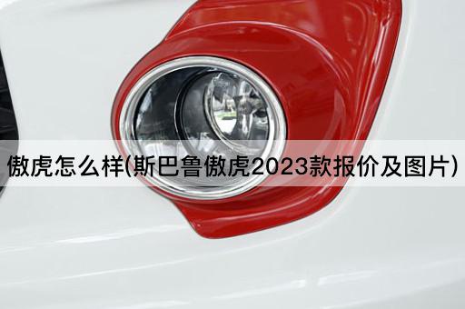 傲虎怎么样(斯巴鲁傲虎2023款报价及图片)