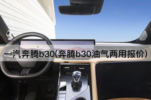 一汽奔腾b30(奔腾b30油气两用报价)