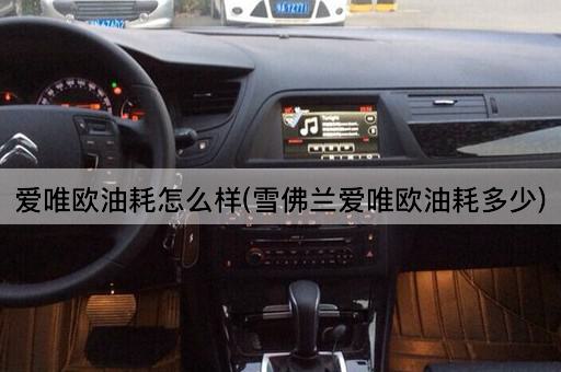 爱唯欧油耗怎么样(雪佛兰爱唯欧油耗多少)