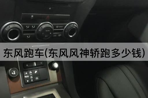 东风跑车(东风风神轿跑多少钱)