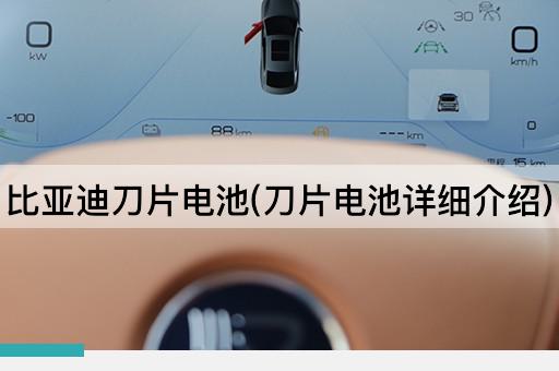 比亚迪刀片电池(刀片电池详细介绍)