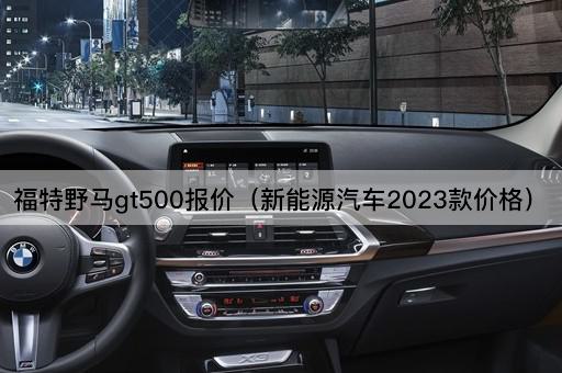 福特野马gt500报价（新能源汽车2023款价格）