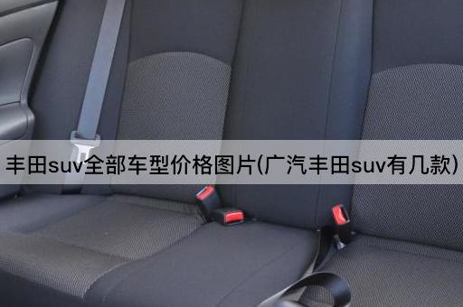 丰田suv全部车型价格图片(广汽丰田suv有几款)