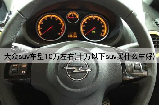 大众suv车型10万左右(十万以下suv买什么车好)