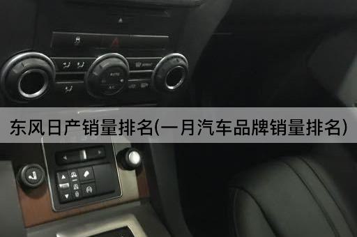 东风日产销量排名(一月汽车品牌销量排名)
